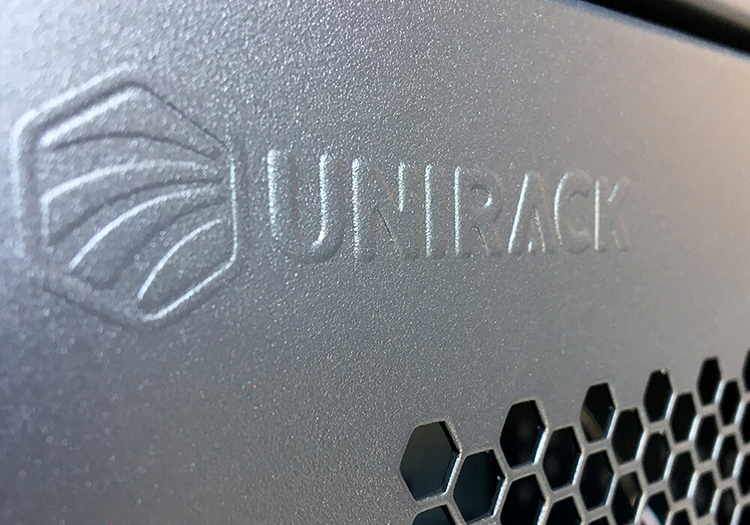 Tủ rack 6U D400, tủ mạng 6U Unirack màu đen