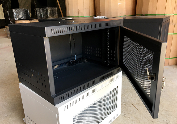 Tủ rack 6U D400, tủ mạng 6U Unirack màu đen