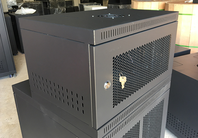 Tủ rack 6U D400, tủ mạng 6U Unirack màu đen