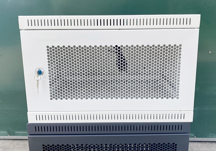 Tủ rack 6U D400, tủ mạng 6U D400 Unirack màu trắng